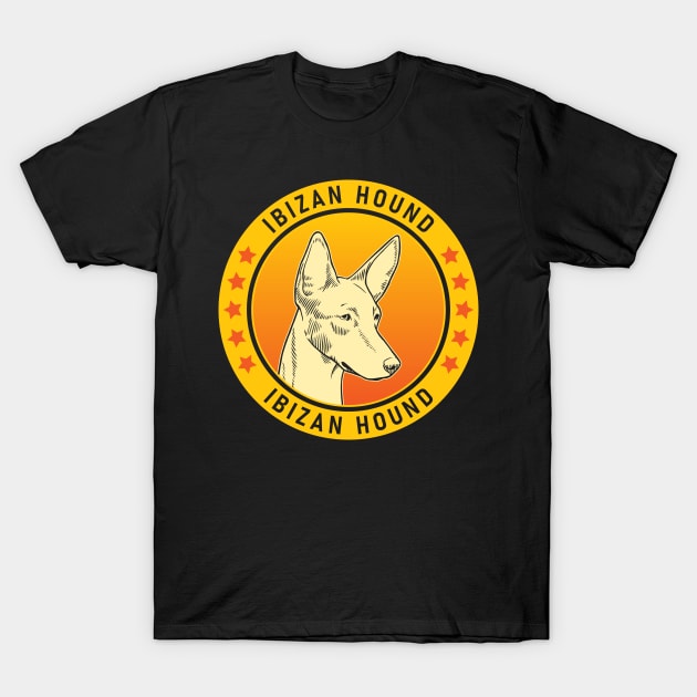 Ibizan Hound Dog Portrait T-Shirt by millersye